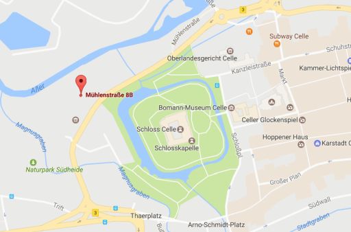 Celle Kartenausschnitt